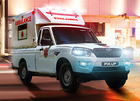 S6 Mahindra Refresh Ambulance 4x2 and 4x4